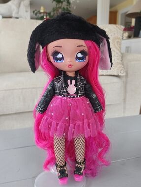 🐰 Na Na Na Surprise Teen Doll Pink Black Bunny Alex Heart ultimate surprise